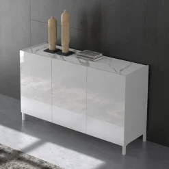 Viadurini Living Sideboards-Wohnzimmer-Sideboard aus Holz mit 3 Flügeltüren – Tantalo