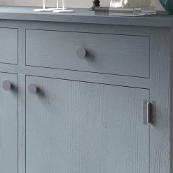 Viadurini Living Sideboards-Wohnzimmer-Sideboard aus massivem Tannenholz 4 Fächer Made in Italy - Pascual