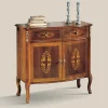 Viadurini Classic Anrichte-Wohnzimmer-Sideboard aus Nussbaum oder weißem Holz und Intarsien Made in Italy - Katerine