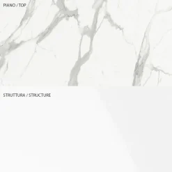 Viadurini Living Sideboards-Wohnzimmer-Sideboard aus weißem Holz und Melamin, hergestellt in Italien – Alosa