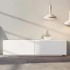 Viadurini Living Sideboards-Wohnzimmer-Sideboard aus weißem MDF mit Basrelief Made in Italy - Stilea