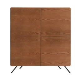 Viadurini Living Sideboards-Wohnzimmer-Sideboard MDF-Struktur und Massivholz 4 Türen Made in Italy - Rosalba