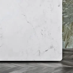 Viadurini Living Sideboards-Wohnzimmer-Sideboard mit 3 Türen in Carrara-Marmor-Finish, hergestellt in Italien – Finn