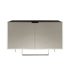 Viadurini Living Sideboards-Wohnzimmer-Sideboard mit 2 Türen in Nickel-Finish, hergestellt in Italien – Ulles