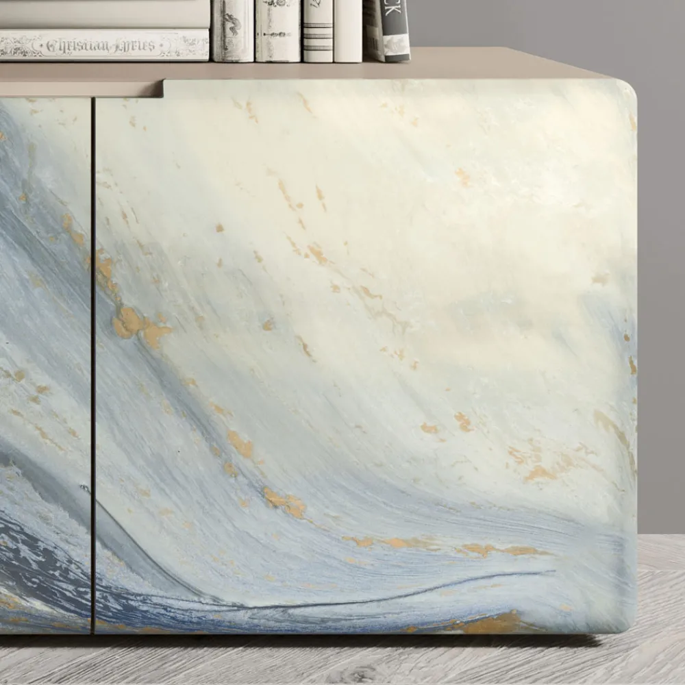 Viadurini Living Sideboards-Wohnzimmer-Sideboard mit 3 Türen in verschiedenen Ausführungen, hergestellt in Italien – Ole