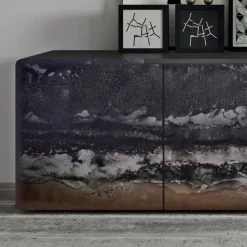 Viadurini Living Sideboards-Wohnzimmer-Sideboard mit 3 Türen in verschiedenen Ausführungen, hergestellt in Italien – Ole