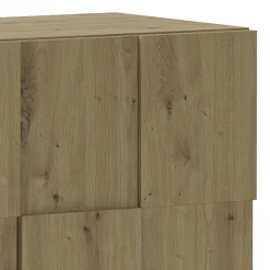 Viadurini Living Sideboards-Wohnzimmer-Sideboard mit 4 Flügeltüren und 1 offenem Fach – Natrium