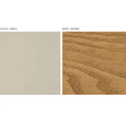 Viadurini Living Sideboards-Wohnzimmer-Sideboard mit 4 Türen in gebeizter Esche, hergestellt in Italien – Viktoria