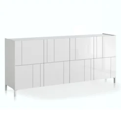 Viadurini Living Sideboards-Wohnzimmer-Sideboard mit 4 Siebdrucktüren Made in Italy - Aringa