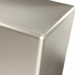 Viadurini Living Sideboards-Wohnzimmer-Sideboard mit 3 Türen in Nickel-Finish, hergestellt in Italien – Foglio