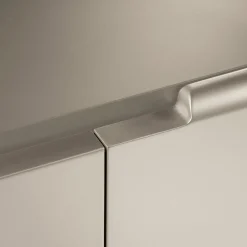 Viadurini Living Sideboards-Wohnzimmer-Sideboard mit 3 Türen in Nickel-Finish, hergestellt in Italien – Foglio