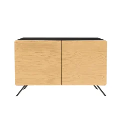 Viadurini Living Sideboards-Wohnzimmer-Sideboard mit 2 oder 3 Türen in natürlicher Eschenoptik, hergestellt in Italien – Zehra
