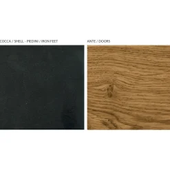 Viadurini Living Sideboards-Wohnzimmer-Sideboard mit 3 Türen in geknoteter Eiche, Country-Optik, hergestellt in Italien – Arne