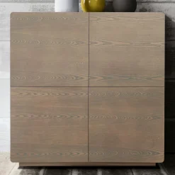 Viadurini Living Sideboards-Wohnzimmer-Sideboard mit 4 Türen in Cappuccino-Optik, hergestellt in Italien – Eda