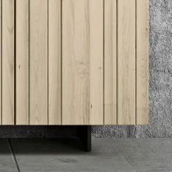 Viadurini Living Sideboards-Wohnzimmer-Sideboard mit 3 Türen in Sand-Finish, hergestellt in Italien – Jan