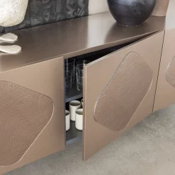 Viadurini Living Sideboards-Wohnzimmer-Sideboard mit passenden Glaseinsätzen, hergestellt in Italien – Palma