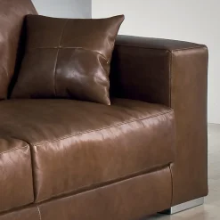 Viadurini Living Moderne Sofas-Wohnzimmersofa aus Holz, Polyurethan und Metall Made in Italy - Sparkling