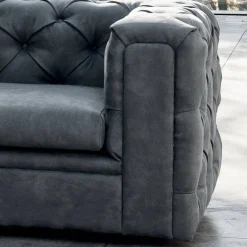 Viadurini Living Moderne Sofas-Wohnzimmersofa mit verstellbarer Kopfstütze Made in Italy - Unleashed