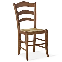 Viadurini Living Klassische Stühle-Wohnzimmerstuhl aus Buche mit Strohsitz, hergestellt in Italien – Tamara