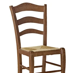 Viadurini Living Klassische Stühle-Wohnzimmerstuhl aus Buche mit Strohsitz, hergestellt in Italien – Tamara