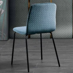 Viadurini Living Moderne Stühle-Wohnzimmerstuhl aus farbigem Samt, modernes und elegantes Design – Bizet