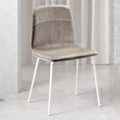 Viadurini Living Moderne Stühle-Wohnzimmerstuhl aus farbigem Samt, modernes und elegantes Design – Bizet