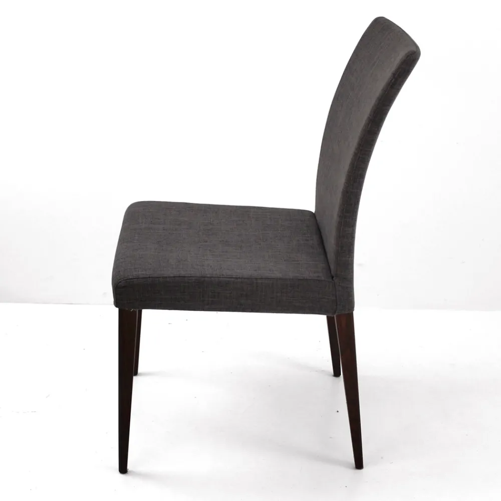 Viadurini Living Moderne Stühle-Wohnzimmerstuhl aus gebeiztem Eschenholz und Stoff Made in Italy - Aspect