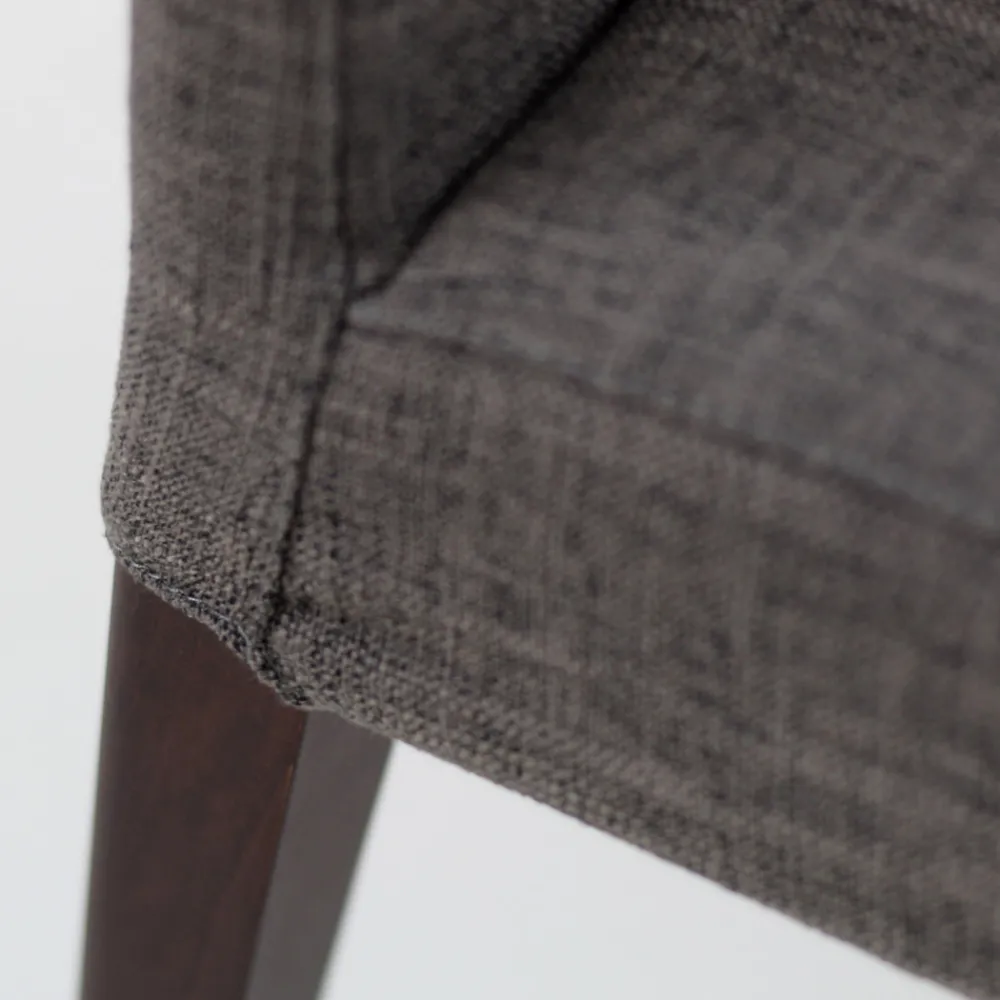 Viadurini Living Moderne Stühle-Wohnzimmerstuhl aus gebeiztem Eschenholz und Stoff Made in Italy - Aspect