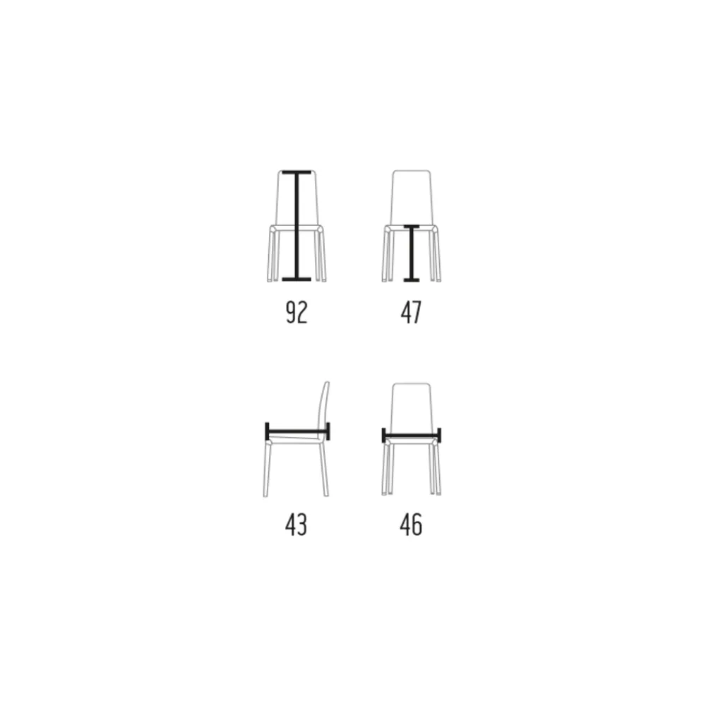 Viadurini Living Design Stühle-Wohnzimmerstuhl aus grünem Stoff, hergestellt in Italien – Fiorito