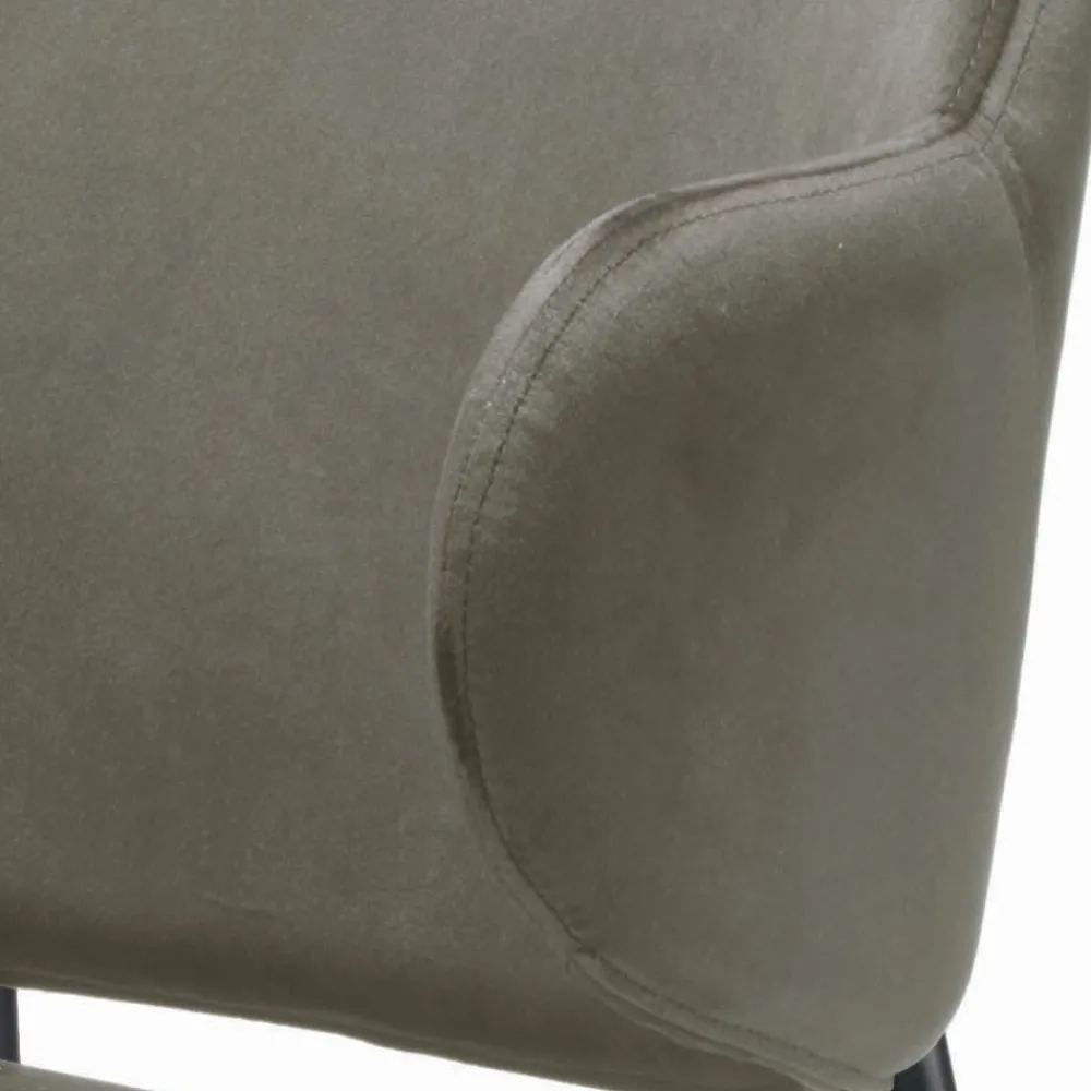 Viadurini Living Design Stühle-Wohnzimmerstuhl aus Stahl und Samt, hergestellt in Italien – Foggia