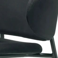 Viadurini Living Design Stühle-Wohnzimmerstuhl aus Stahl und Samt, hergestellt in Italien – Foggia