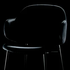 Viadurini Living Design Stühle-Wohnzimmerstuhl aus Stahl und Samt, hergestellt in Italien – Foggia