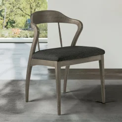 Viadurini Living Moderne Stühle-Wohnzimmerstuhl aus Stoff und massivem Buchenholz, hergestellt in Italien – Rein