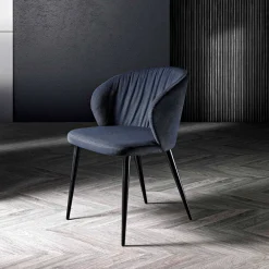 Viadurini Living Design Stühle-Wohnzimmerstuhl aus Stoff und Esche mit elegantem Design – Reginaldo