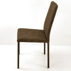 Viadurini Living Moderne Stühle-Wohnzimmerstuhl mit hoher Rückenlehne aus Kunstleder Made in Italy - Orietta