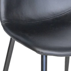 Viadurini Living Design Stühle-Wohnzimmerstuhl mit Metallstruktur und Kunstledersitz Made in Italy - Minou