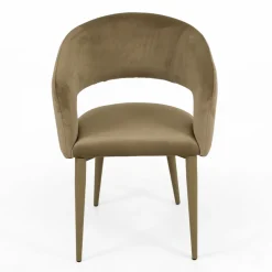 Viadurini Living Design Stühle-Wohnzimmerstuhl mit Samtsitzseil-Finish Made in Italy - Savignano