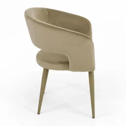 Viadurini Living Design Stühle-Wohnzimmerstuhl mit Samtsitzseil-Finish Made in Italy - Savignano