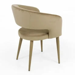 Viadurini Living Design Stühle-Wohnzimmerstuhl mit Samtsitzseil-Finish Made in Italy - Savignano