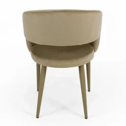 Viadurini Living Design Stühle-Wohnzimmerstuhl mit Samtsitzseil-Finish Made in Italy - Savignano