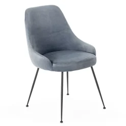 Viadurini Living Moderne Stühle-Wohnzimmerstuhl mit Sitz aus Mikrofaserstoff in verschiedenen Farben – Sandelholz