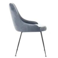 Viadurini Living Moderne Stühle-Wohnzimmerstuhl mit Sitz aus Mikrofaserstoff in verschiedenen Farben – Sandelholz