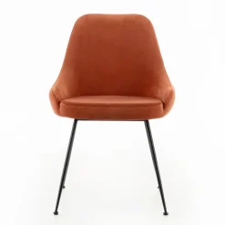 Viadurini Living Moderne Stühle-Wohnzimmerstuhl mit Sitz aus Mikrofaserstoff in verschiedenen Farben – Sandelholz