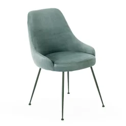 Viadurini Living Moderne Stühle-Wohnzimmerstuhl mit Sitz aus Mikrofaserstoff in verschiedenen Farben – Sandelholz