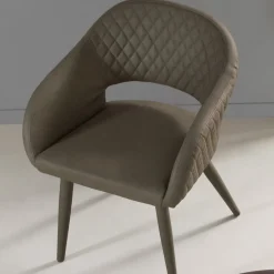 Viadurini Living Moderne Stühle-Wohnzimmerstuhl Sitz und Beine aus gepolstertem Kunstleder 2 Stück - Cupiolo