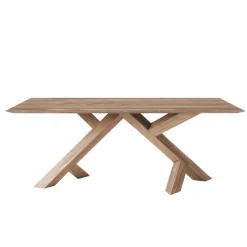 Viadurini Living Esstische Nach Mass|Esstische-Wohnzimmertisch aus echtem massivem Nussbaumholz Made in Italy - Boromir