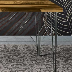 Viadurini Living Esstische-Wohnzimmertisch aus Eiche und farbigem Epoxidharz, hergestellt in Italien – Magnus