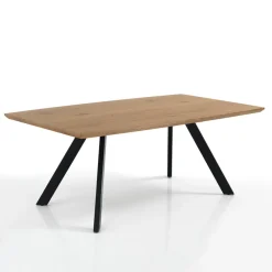 Viadurini Living Esstische-Wohnzimmertisch mit Stahlbeinen und MDF-Platte – Terullio