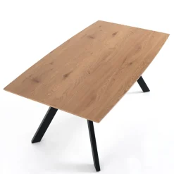 Viadurini Living Esstische-Wohnzimmertisch mit Stahlbeinen und MDF-Platte – Terullio