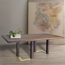 Viadurini Living Esstische Nach Mass|Esstische-Wohnzimmertisch mit Struktur aus Asteiche Made in Italy - Giusy